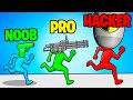 CREO LE ARMI NOOB VS PRO VS GOD! - Gun Head Run