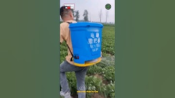 Fertilizer Spreading Backpack Machine
