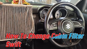 Swift का Cabin Filter कैसे Change करते हैं || How To Change A/C Filter Swift #marutiswift #mautotech