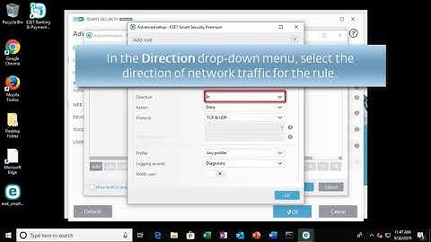 Tutorial Create a firewall rule to allow or block an application