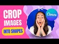How to CROP a Photo into a CIRCLE in Canva [2023]