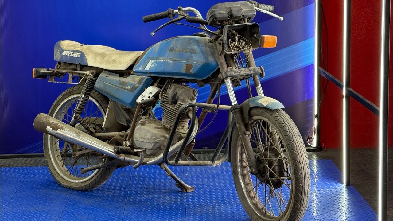 Transformação de moto abandonada – Reforma completa!