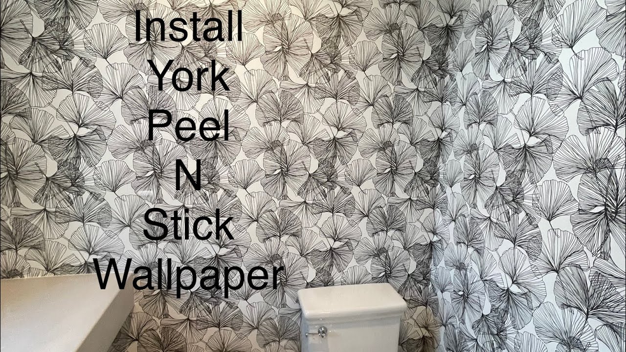 Install York Peel and Stick Wallpaper in Your BathroomTips N Tricks Spencer Colgan YouTube