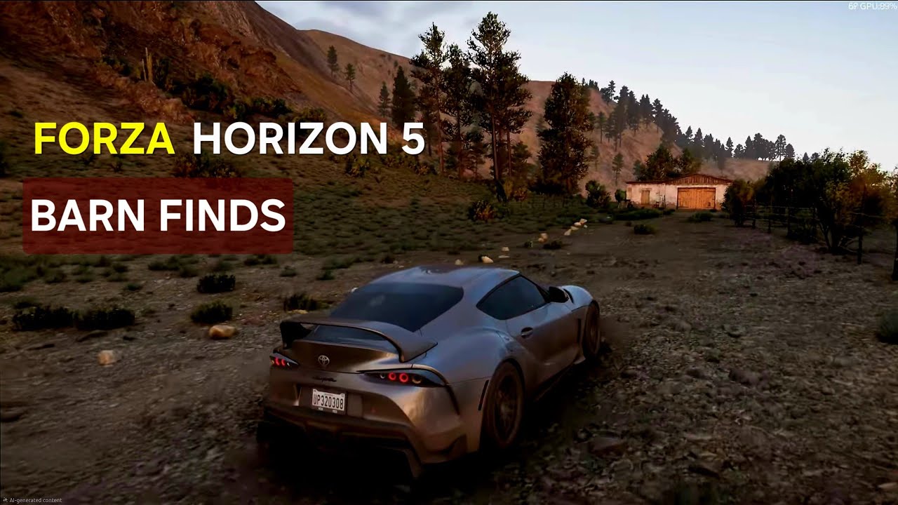 Forza Horizon 5 Gameplay | Barn finds | 2K UHD | Logitech G29 Steering Wheel 