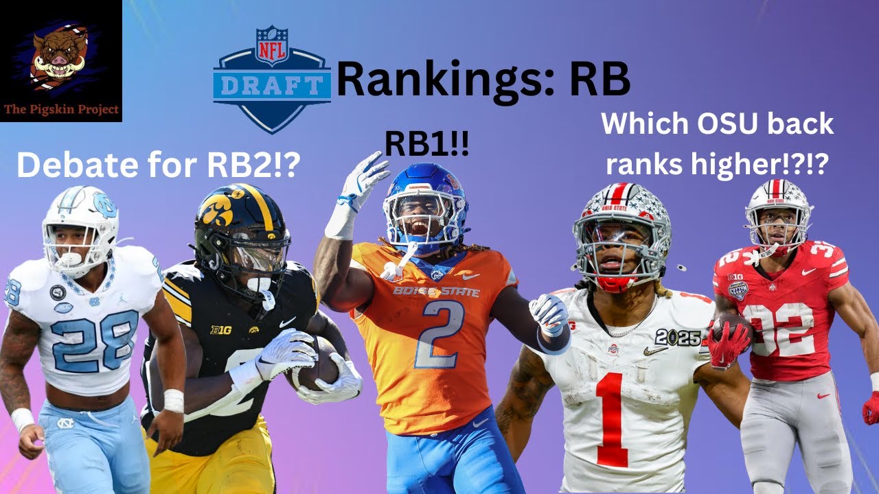 Top 15 RBs in the 2025 NFL Draft (15-1) - YouTube
