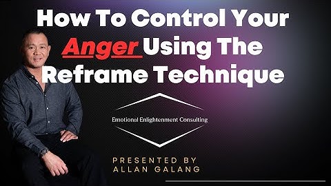 How To Control Your Anger Using The Reframe Technique