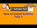 How to Install Sublime Text 3 on Ubuntu 19.04 18.04, Debian, Linux Mint