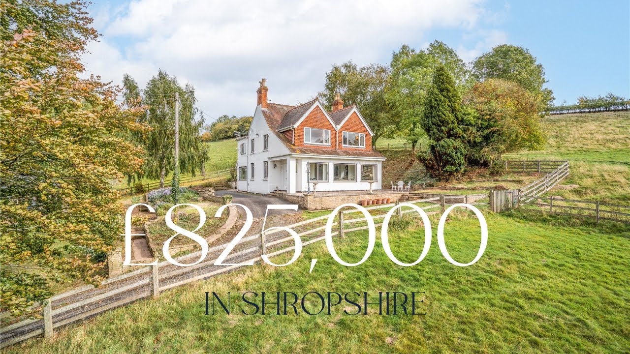 £825,00 Equestrian Home For Sale in Tenbury Wells 🐎 7.5 Acres