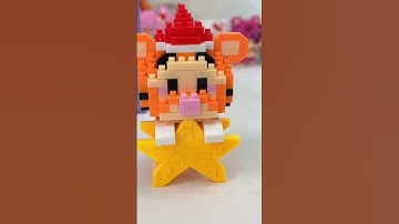 Building blocks tiger so cute #lego #buildingblocks #diy #shortvideo #shorts