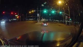 distracted driver stops for no reason on a green light Aurora colorado