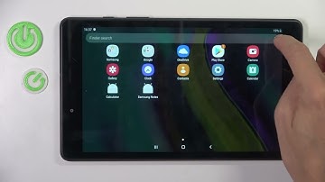Samsung Galaxy Tab A8 2019 - How to Display Battery Percentage | Show Battery Percentage