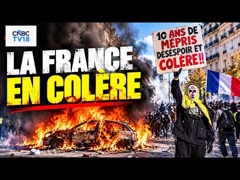 Streets IN FLAMES! Protesters Burn Bins, Barricade Marseille Streets as Police Fire Tear Gas | N18G