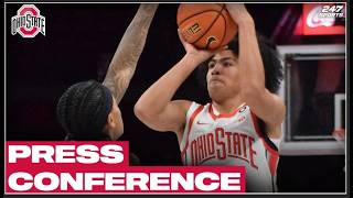 Ohio State freshman guard LJ Smith on hitting his first 4 threes vs. Butler