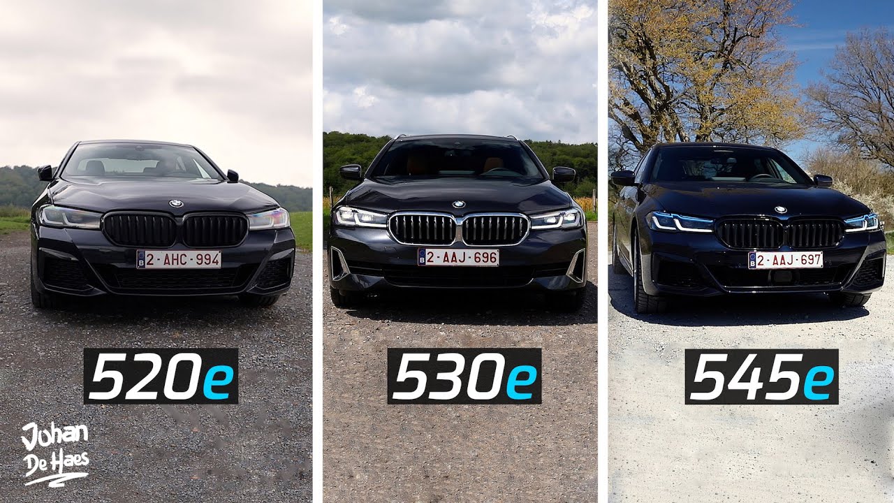 BMW 545e vs BMW 530e vs BMW 520e PLUG-IN HYBRID POV DRIVE COMPARISON ...