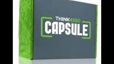 Think Geek Capsule #3 Unboxing