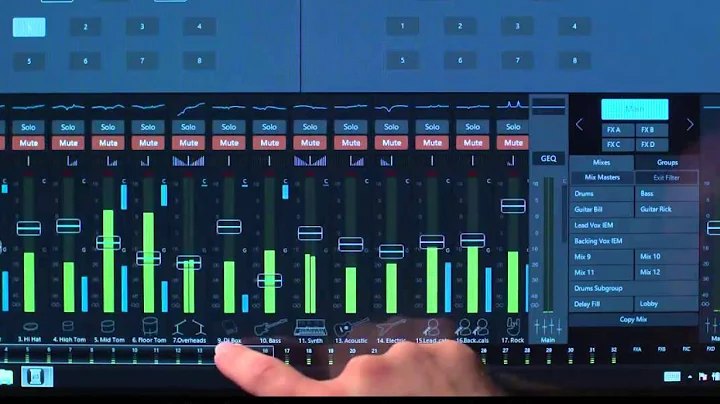 PreSonus UC Surface 1.3 - Working with Scenes and Mute Groups - Subt español