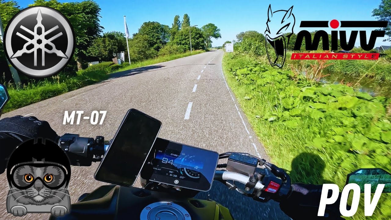 Yamaha MT-07 Mivv Delta Race 2024 Insanely loud | POV