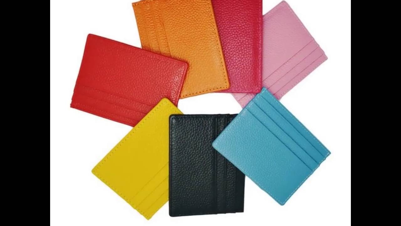 Credit Card Holder factory in  China PU leather passport SD ID card holder supplier Wholesale