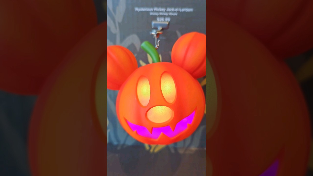 Mickey Mouse Halloween Pumpkin Ornament #mickeymouse #halloween2023