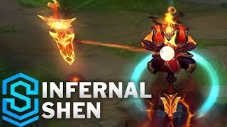 Infernal Shen Skin Spotlight Pre Release League Of Legends Youtube