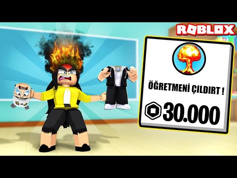 Öğretmen Çıldırdı! Tüm Robuxları Harcadım (Roblox)