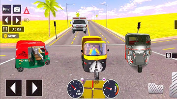 Tuk Tuk auto rickshaw driver 3D game - #145 auto rickshaw driving game - Android iOS Gameplay