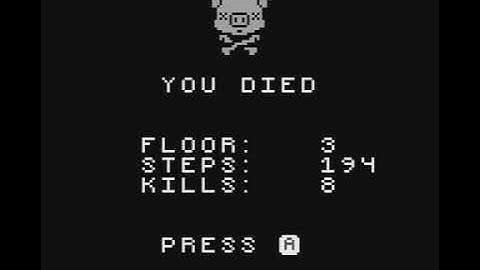 Porklike.GB (Gbdk2020 homebrew roguelike)