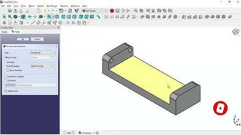 FreeCAD Beginners tutorial: practical exercise 32