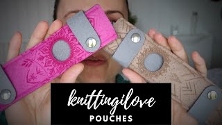 knittingILove POUCHES for CIRCULAR KNITTING NEEDLES and NOTEBOOKS