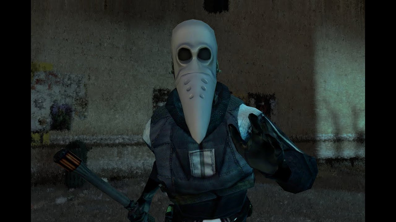  Plague Doctor Mask Metro Cops, a Half-Life 2 mod