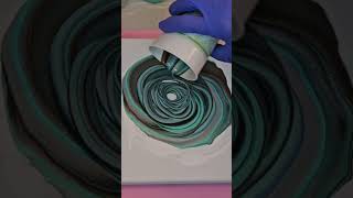 Simple Ring Pour #fluidart #fluidartist #art #painting #acrylicpour