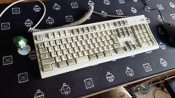 IBM 5576-B01 Keyboard Typing Demo