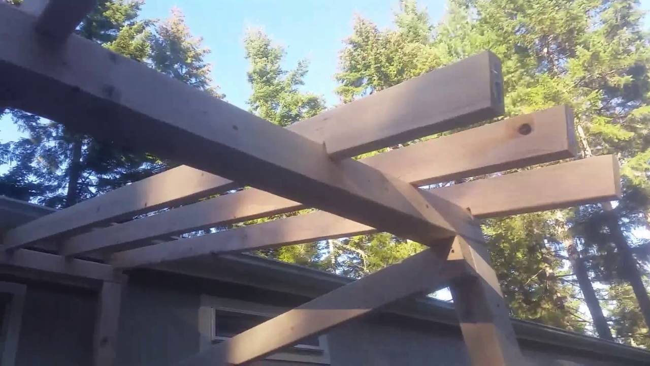 how to build a lean to shed - part 5 - roof framing - youtube