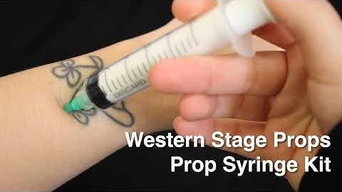 Western Stage Props - Prop Syringe Kit