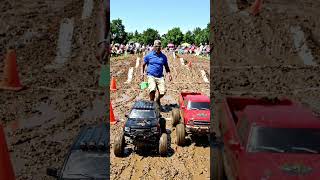 EPIC RC Mud Race! Black SUV vs Red Pickup (Who Wins?) 🏁