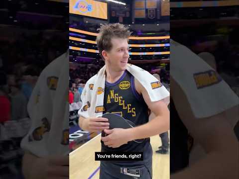 Never a dull moment with Luka and Austin #lakers