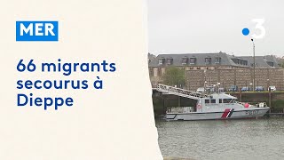 66 migrants secourus au large de Dieppe