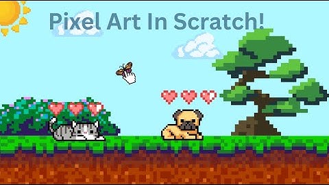 Pixel Art in Scratch ll In 3 Easy Ways ll Tutorial
