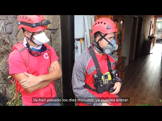 ​Vídeo divulgativo de Cruz Roja sobre las medidas de seguridad a tomar cuando se regresa a las casas las personas desalojadas