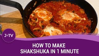 How to make Shakshuka in 1 Minute | Jewish Food | J-TV
