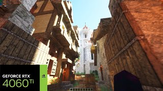 Minecraft PTGI HRR 3/2.1 | RTX 4060 TI | 1440P | Patrix 64X