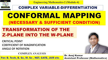 Conformal Mapping | Conformal Transformation | Mapping | Transformation in Complex Analysis