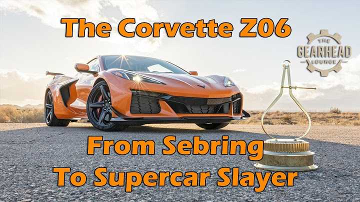 The Corvette Z06: From Sebring to Supercar Slayer