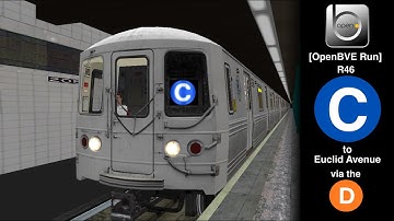 OpenBVE RP Multiplayer: NYC Subway R46 C Train from Norwood-205 St to Euclid Avenue