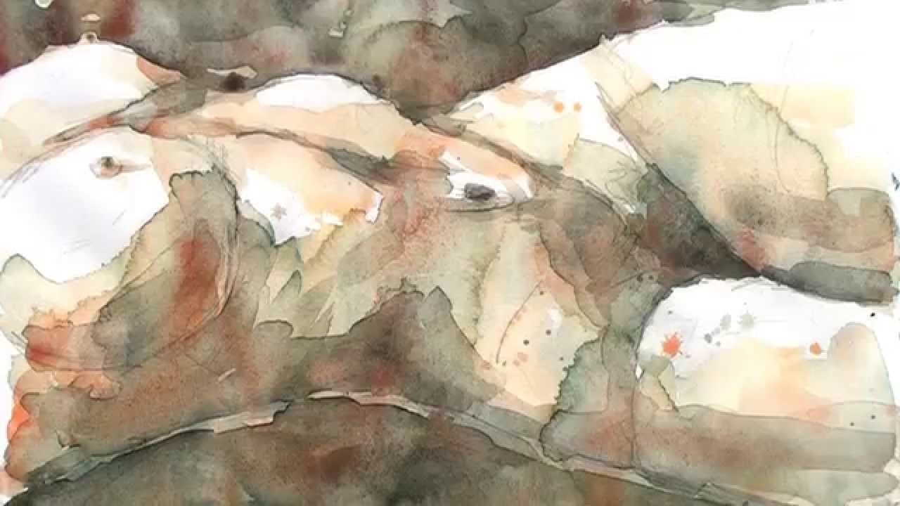 Nude Water Color 37