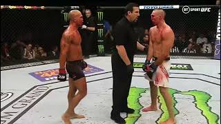 Rory MacDonald vs Robbie Lawler staredown