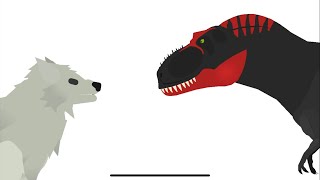 Gray wolf vs T-rex