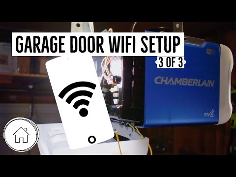 How to connect garage door opener to phone - Chamberlain MyQ pt 3 of 3