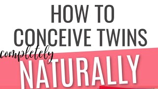 How to Conceive TWINS Naturally|Top Tips to Naturally Have a Twin Child
