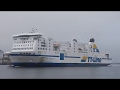 Fährschiff Nils Holgersson eingehend Rostock 09.11.18